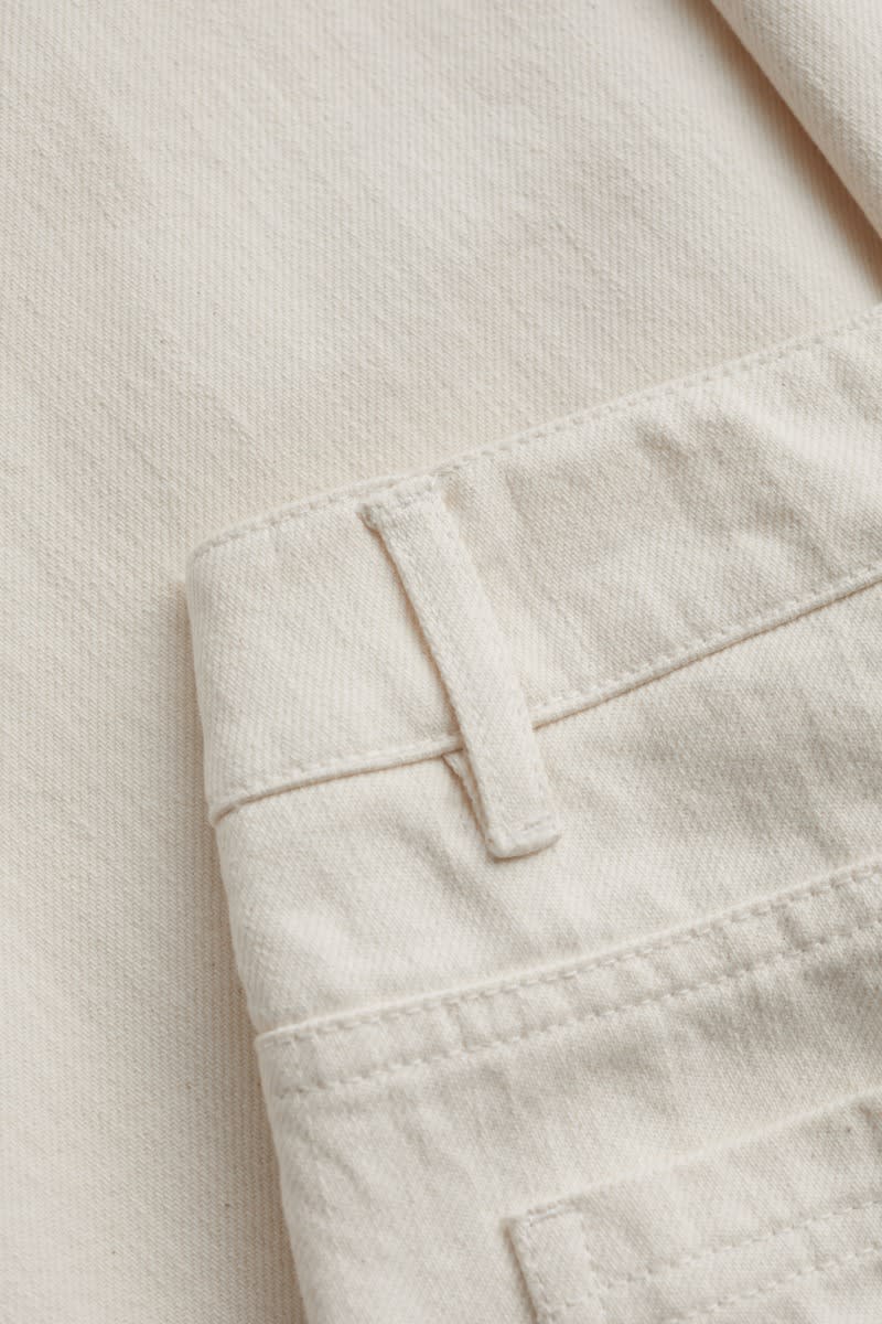 Seasalt Cornwall - ‘Barnes’ Wide Leg Crop Jeans - Ecru