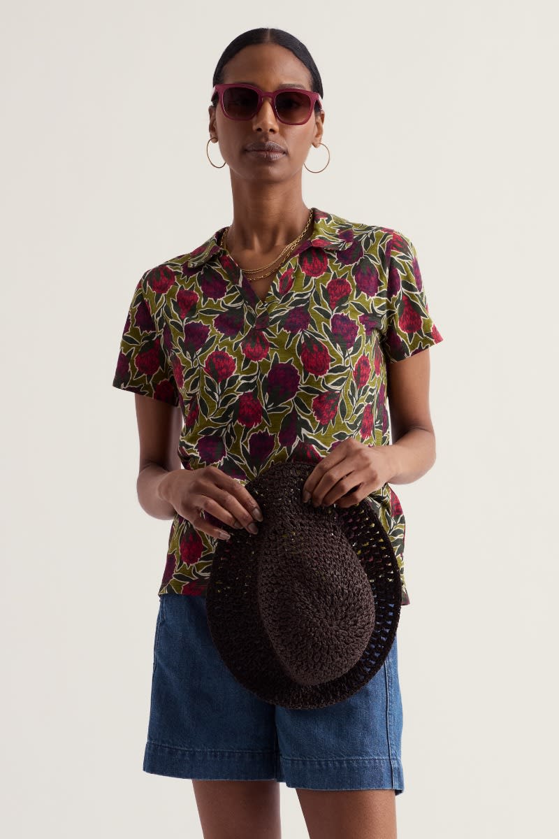 Seasalt Cornwall - Wavecrest - Jersey Short-Sleeve Shirt
