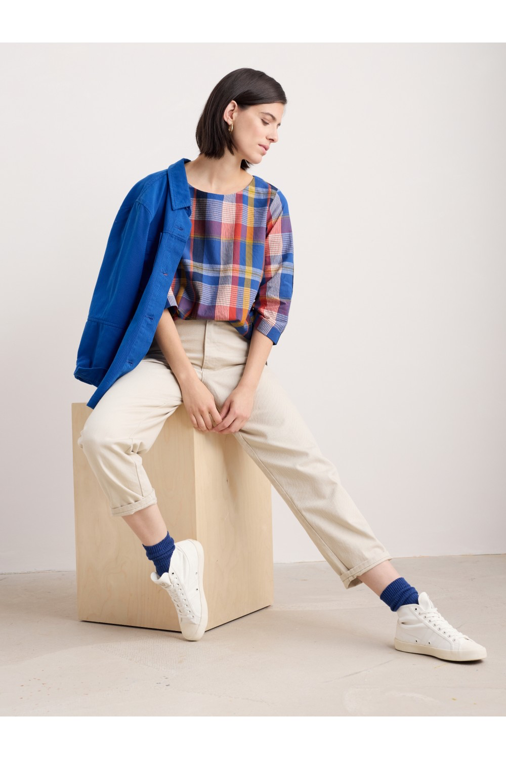 Seasalt Cornwall - ‘Riding High’ Top - Handicraft Multi