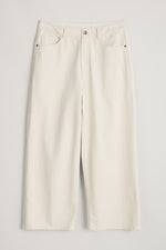 Seasalt Cornwall ‘Barnes’ Crops - Ecru Twill Slub