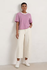 Seasalt Cornwall ‘Barnes’ Crops - Ecru Twill Slub