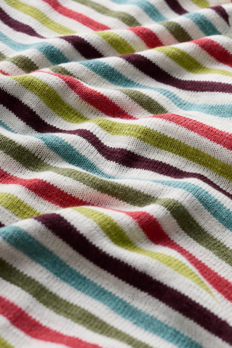 Seasalt Cornwall - Knavock - Striped Jumper Made With Linen & Organic Cotton
