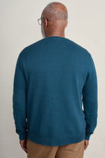 Seasalt Cornwall Men's ‘Mainbrace’ Jumper - Ocean Drift