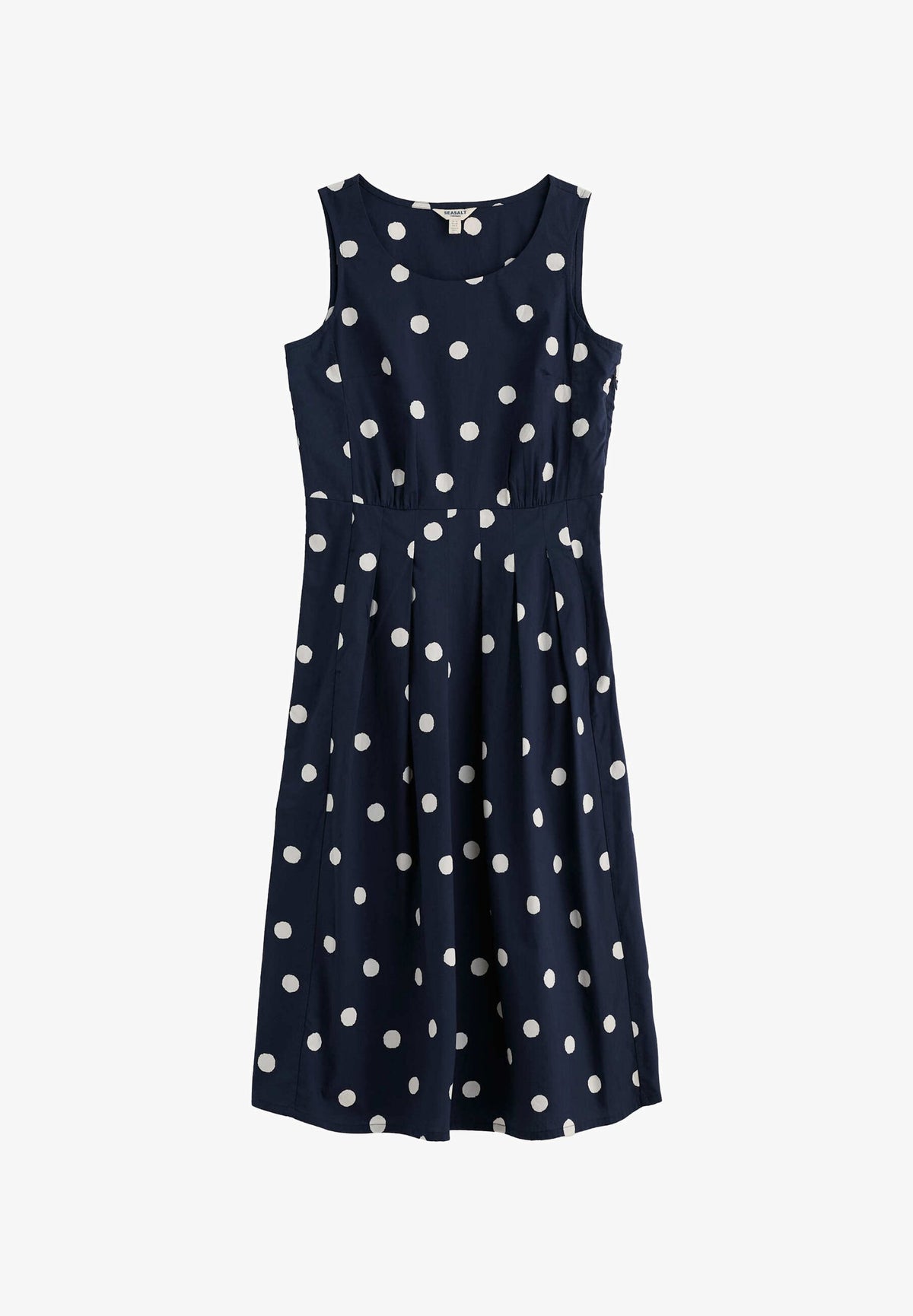 Seasalt Cornwall - Belle Fit-and-flare Midi Dress - Spot Meritime