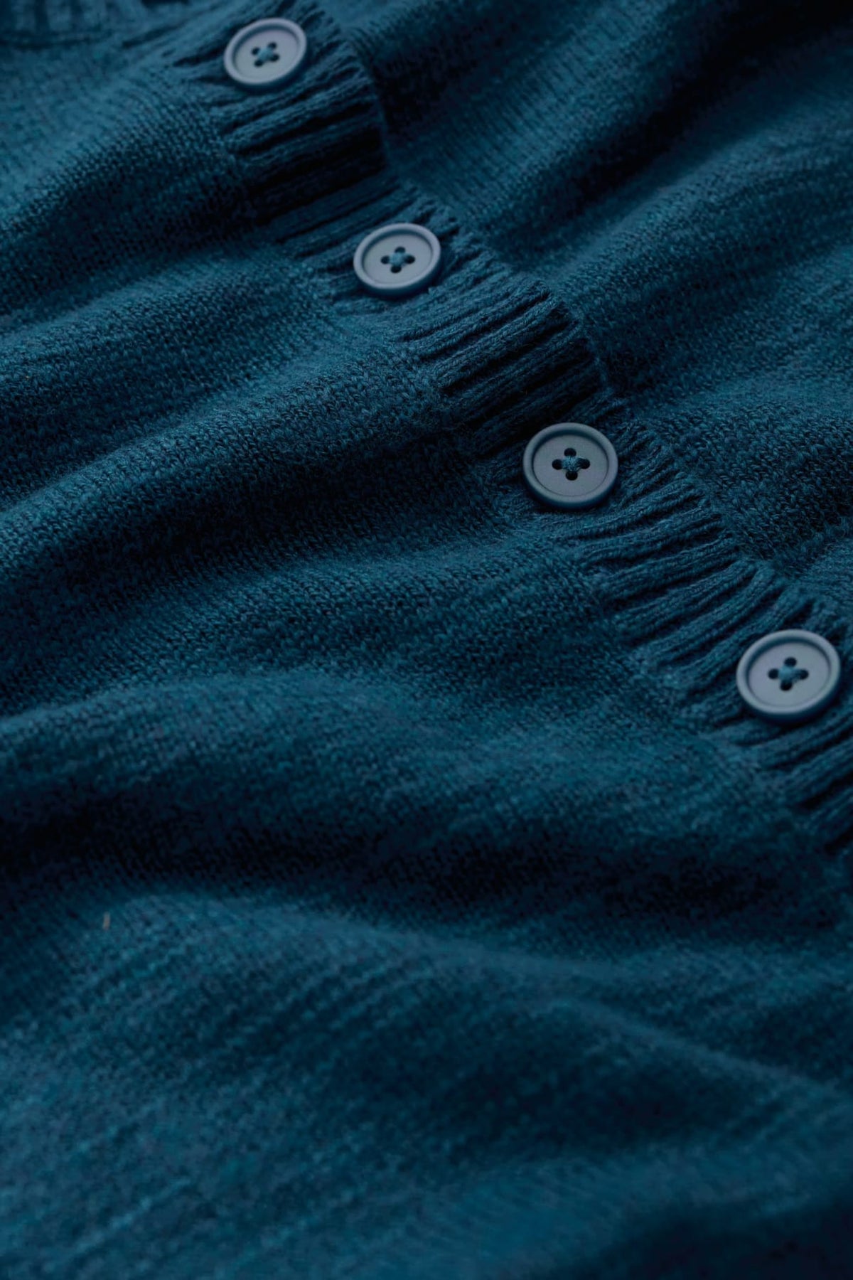 Seasalt Cornwall - Pentire Steps Linen & Organic Cotton Cardigan - Ocean Drift