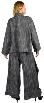 Contemporary Jacket Pant Set - Grey