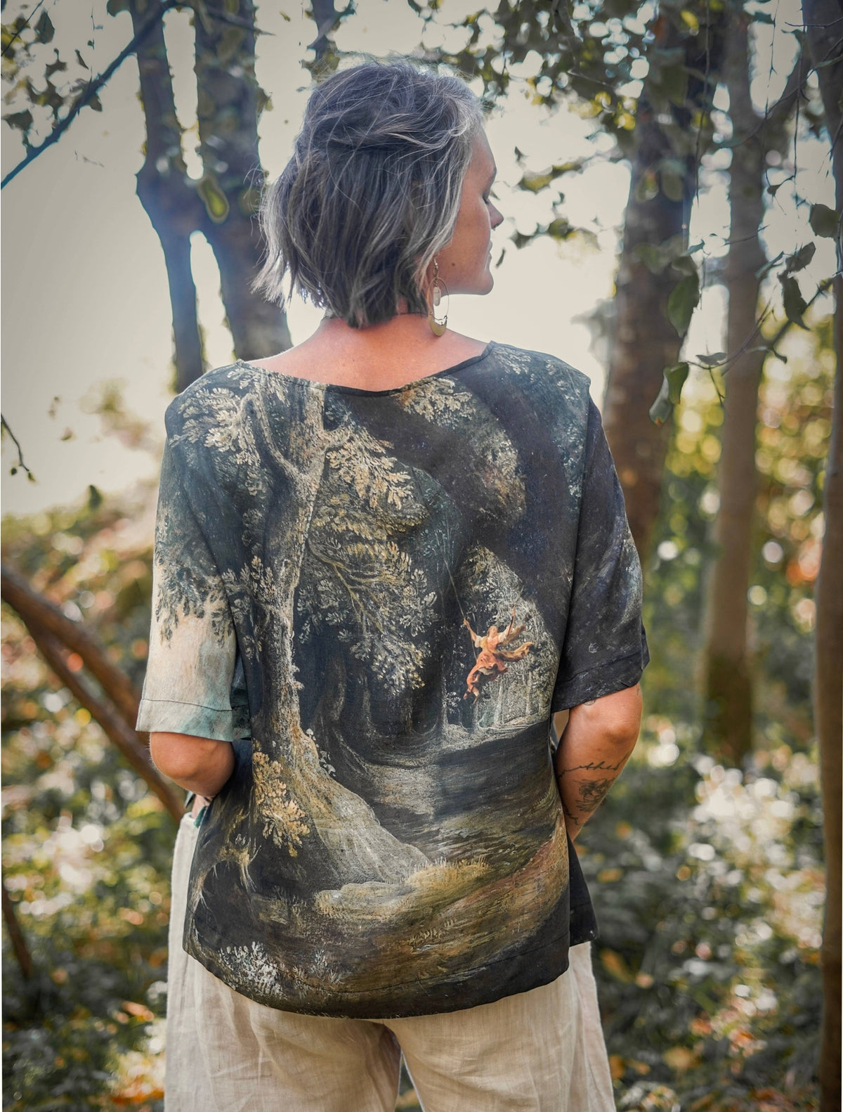 Market Of Stars - ‘Castles in the Air’ Tee Luxe Print Tunic Shirt