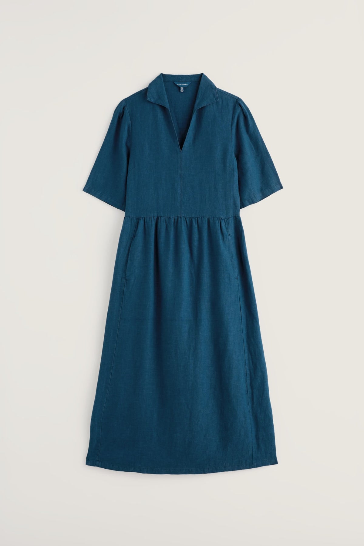 Seasalt Cornwall - Fen Violet - Linen Midi Dress - Ocean Drift