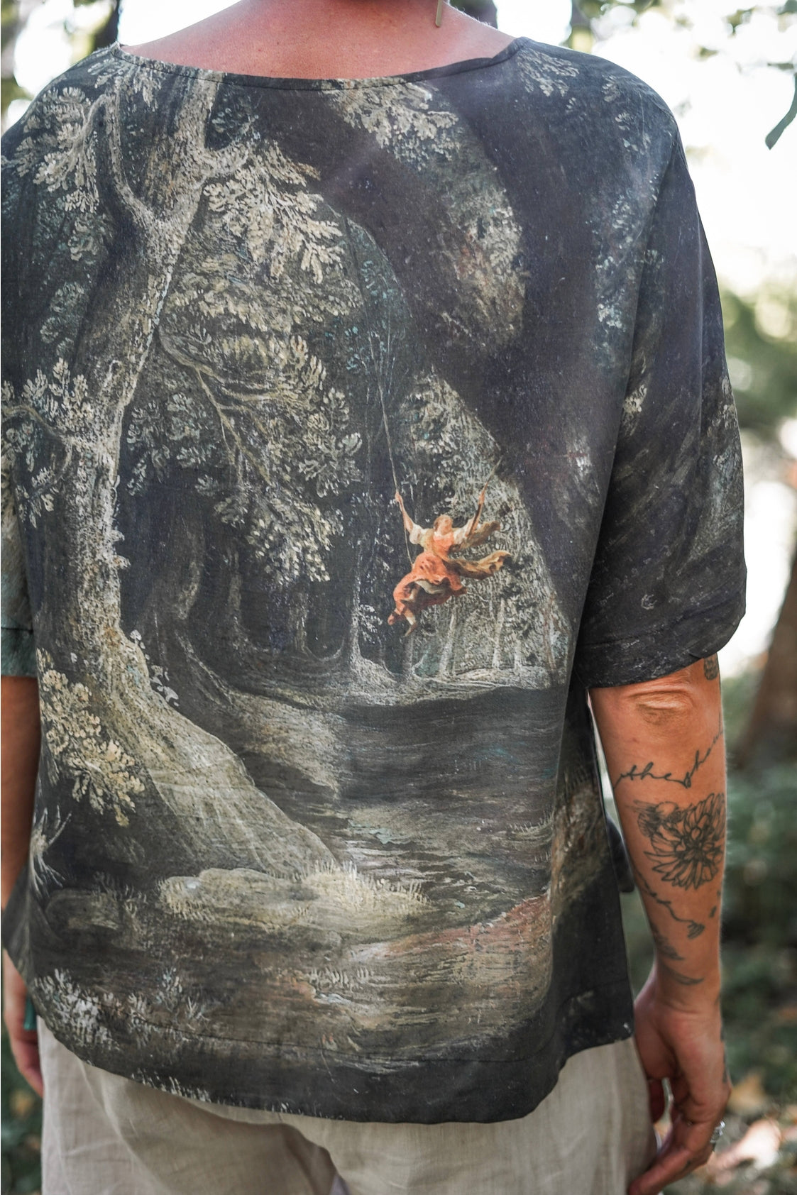 Market Of Stars - ‘Castles in the Air’ Tee Luxe Print Tunic Shirt