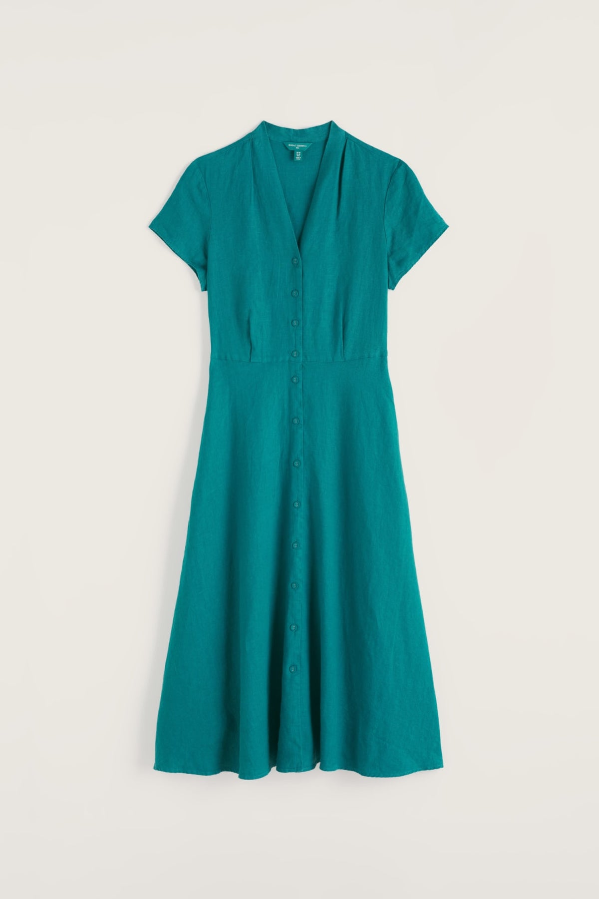 Seasalt Cornwall - Carved Wood - Linen Sleeveless Dress - Deep Dive