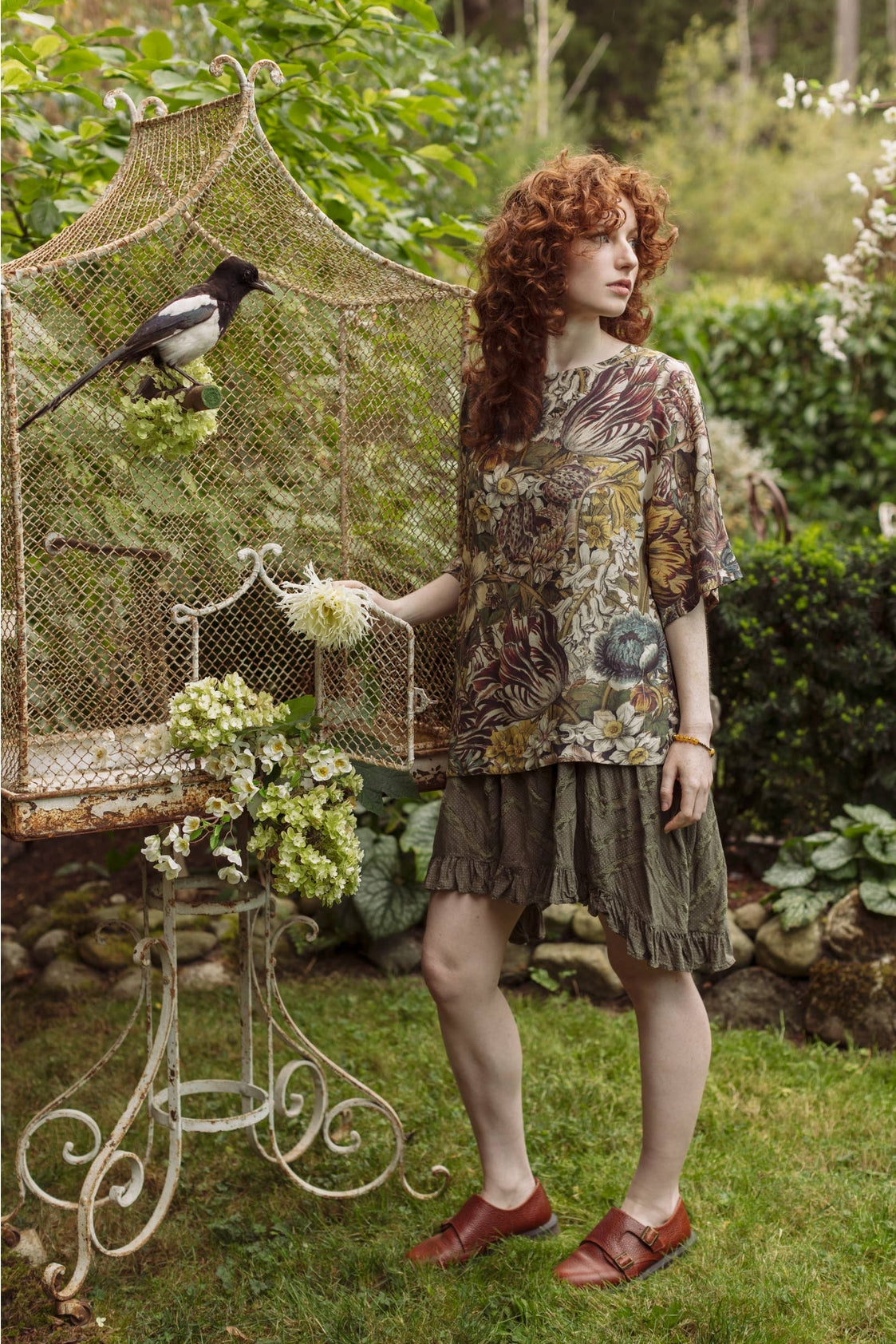 Market Of Stars - ‘Love Grows Wild’ Tee Luxe Print Tunic Shirt