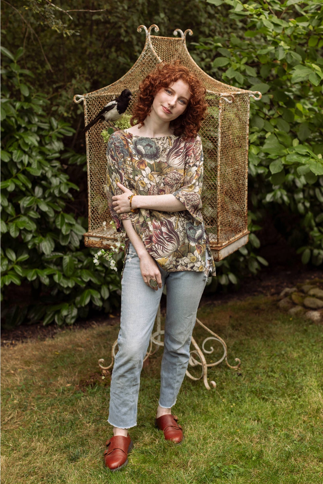 Market Of Stars - ‘Love Grows Wild’ Tee Luxe Print Tunic Shirt