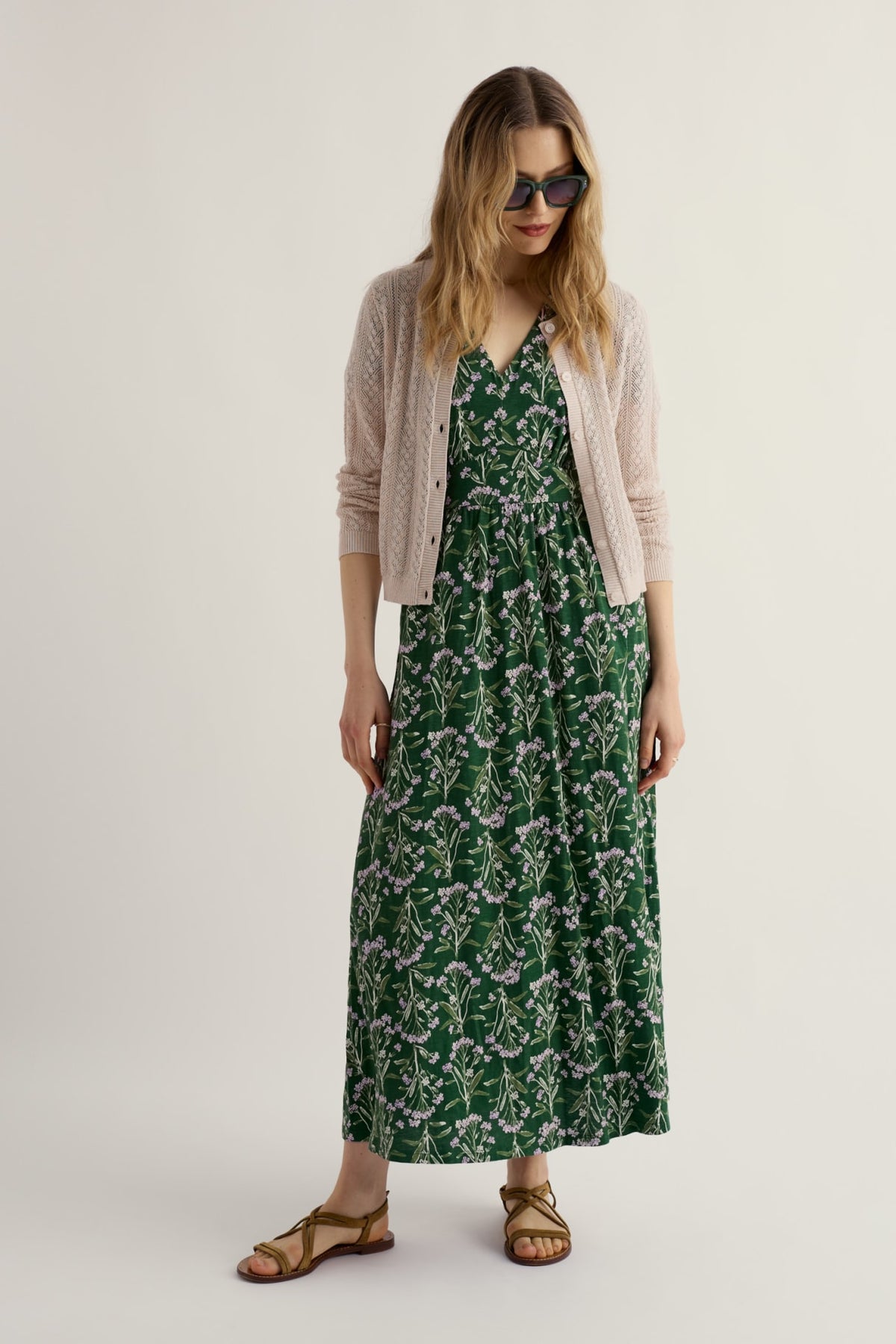 Seasalt Cornwall - Willowing Pointelle - Organic Cotton Cardigan - Chalk
