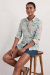 Seasalt Cornwall Larissa Shirt - Meadow Birds Chalk