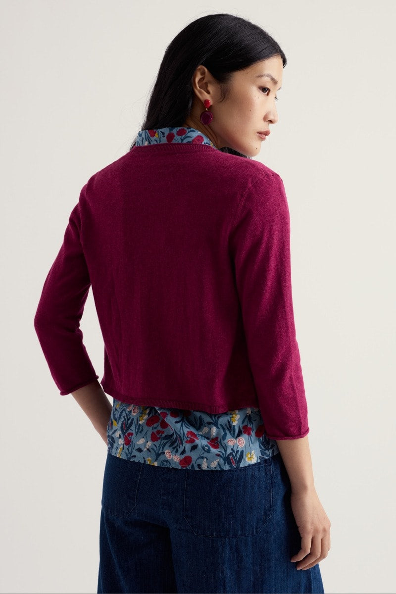Seasalt Cornwall - Vanessa - Knitted Cardigan in GOTS-Certified Organic Cotton