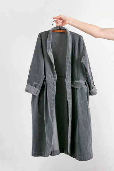 Montaigne /Frederic - Pissarro -Italian Longline Velvet Coat
