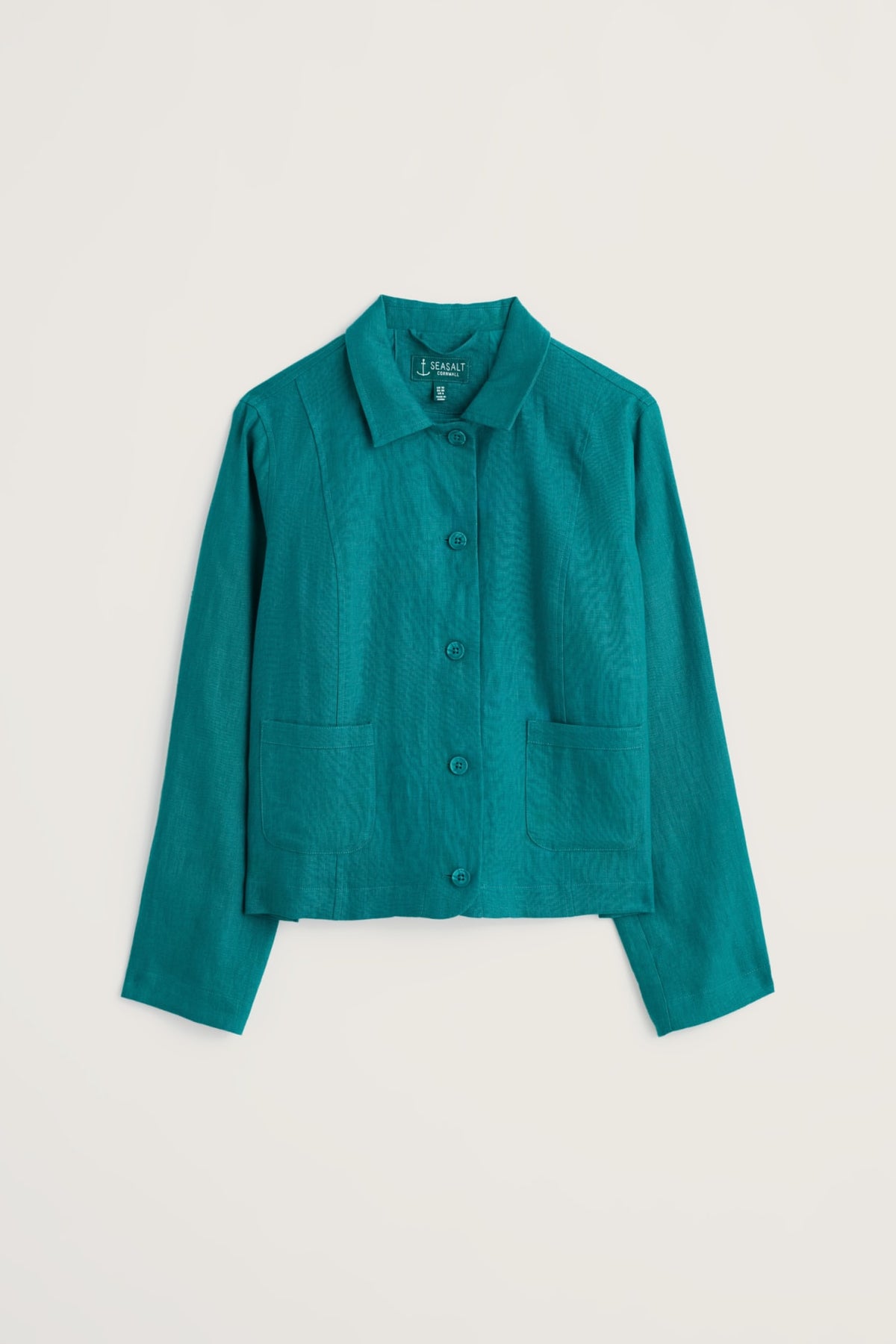 Seasalt Cornwall - Arame - Linen Jacket - Deep Dive