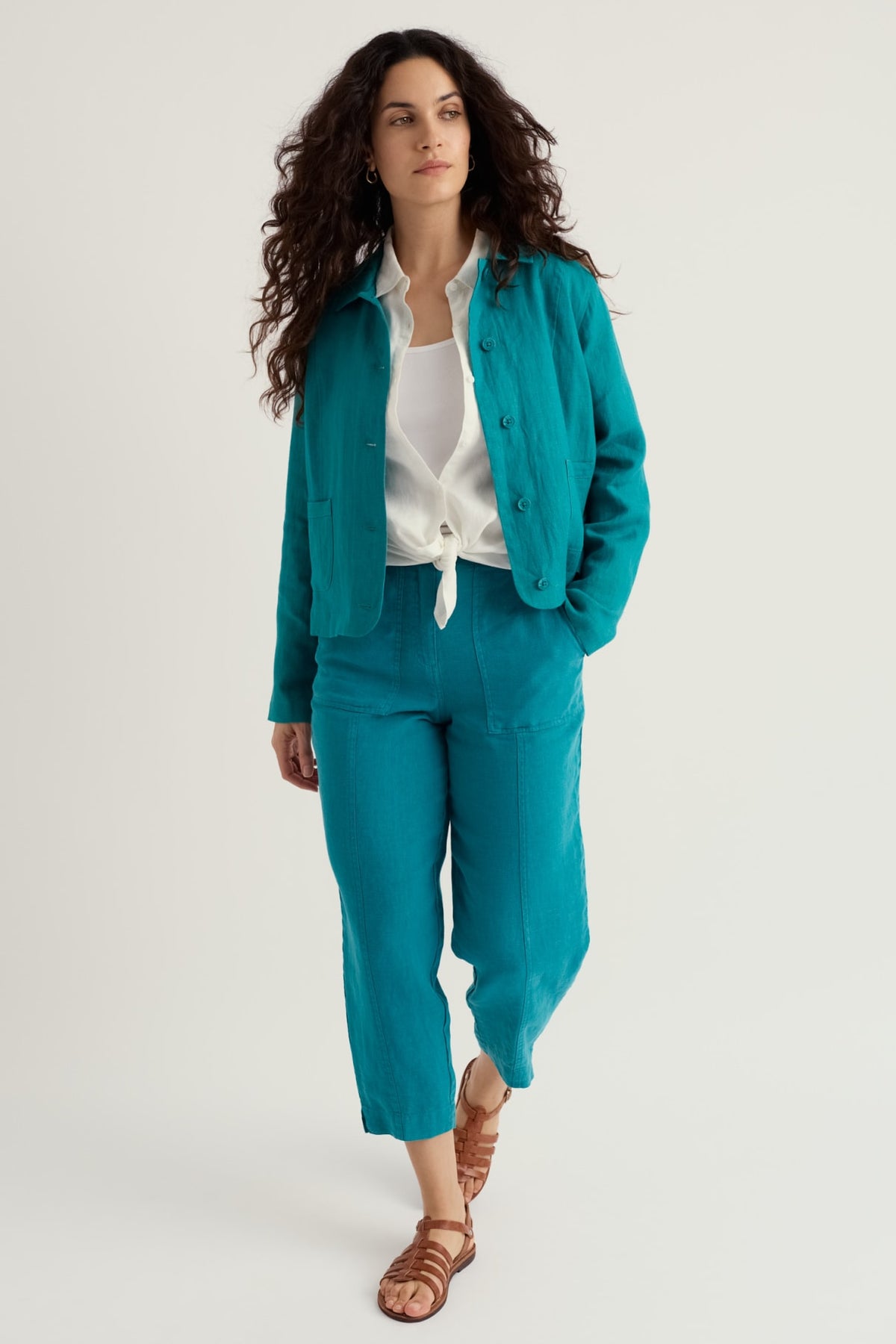 Seasalt Cornwall - Arame - Linen Jacket - Deep Dive