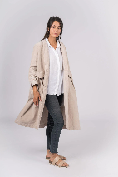 Frederic x Montaigne Pissarro Longline Velvet Coat