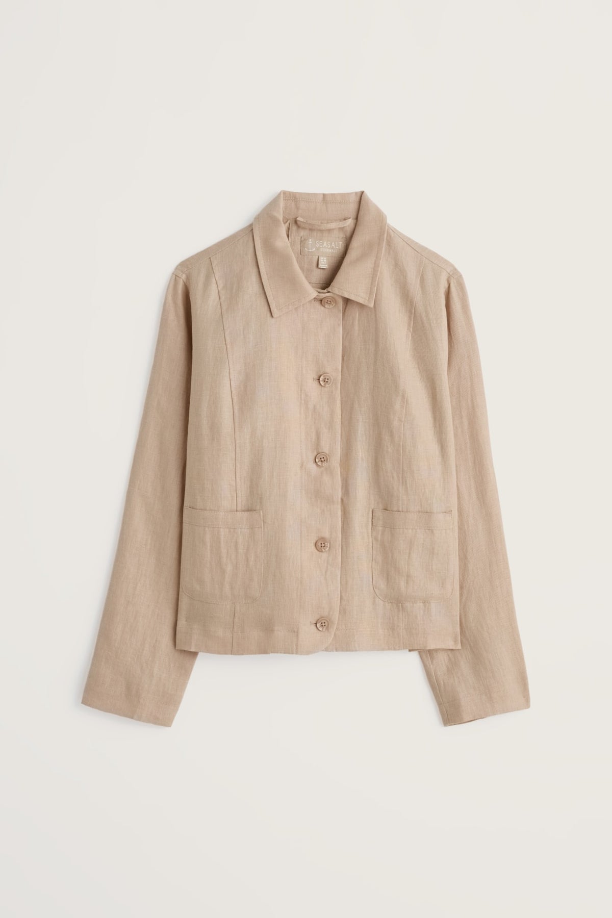 Seasalt Cornwall - Arame - Linen Jacket - Whelk