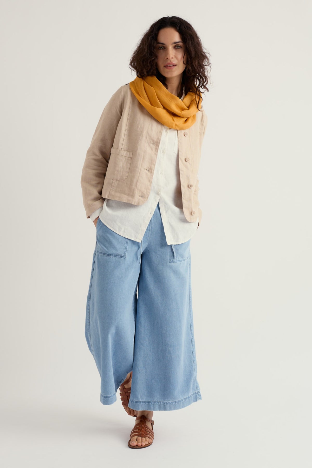 Seasalt Cornwall - Arame - Linen Jacket - Whelk