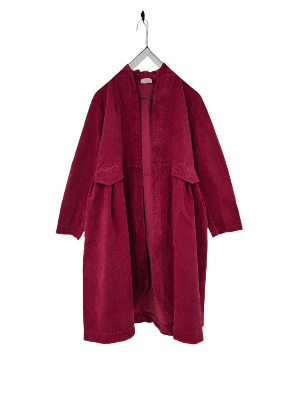 Frederic x Montaigne Pissarro Longline Velvet Coat