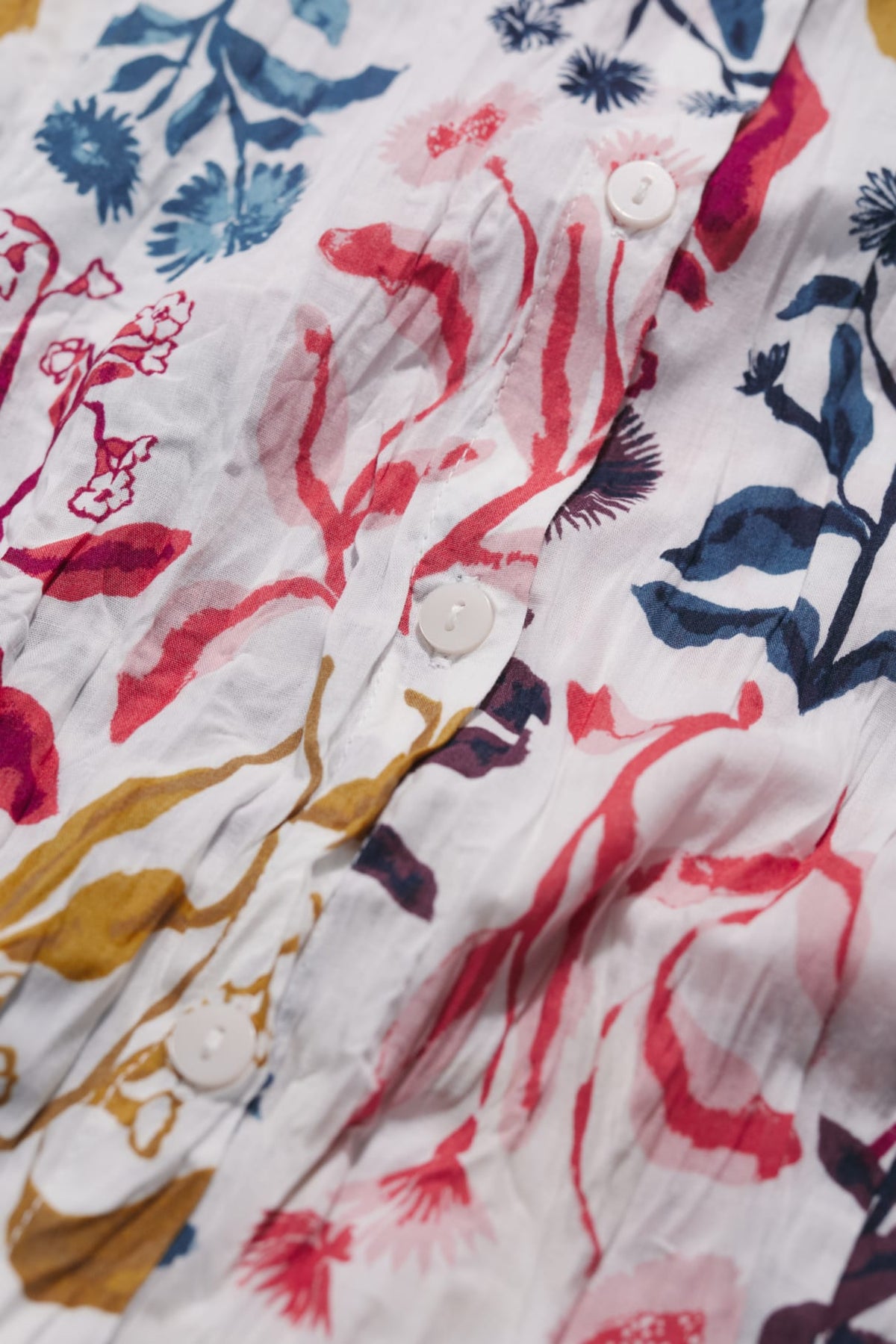 Seasalt Cornwall - Organic Cotton Larissa Shirt - Inky Botanical Chalk