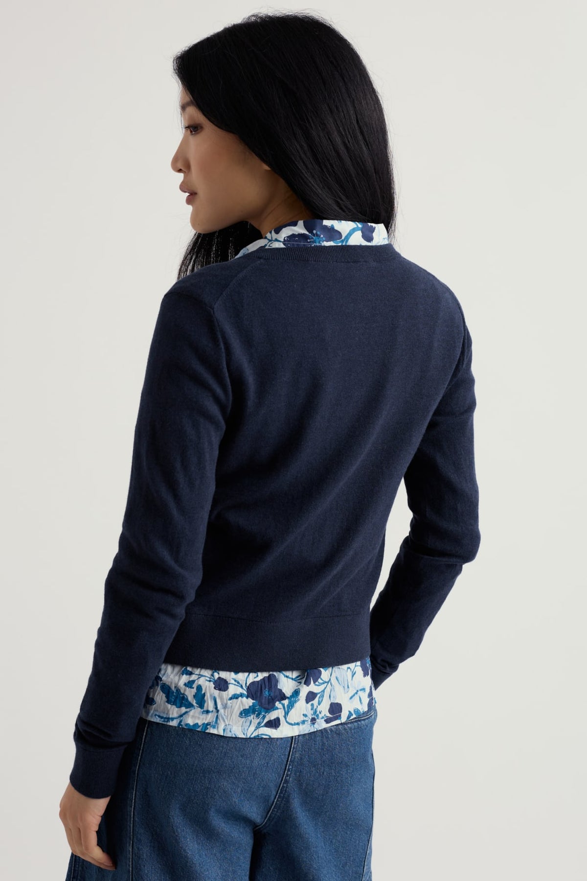 Seasalt Cornwall - Dancing Light Organic Cotton Cardigan - Maritime