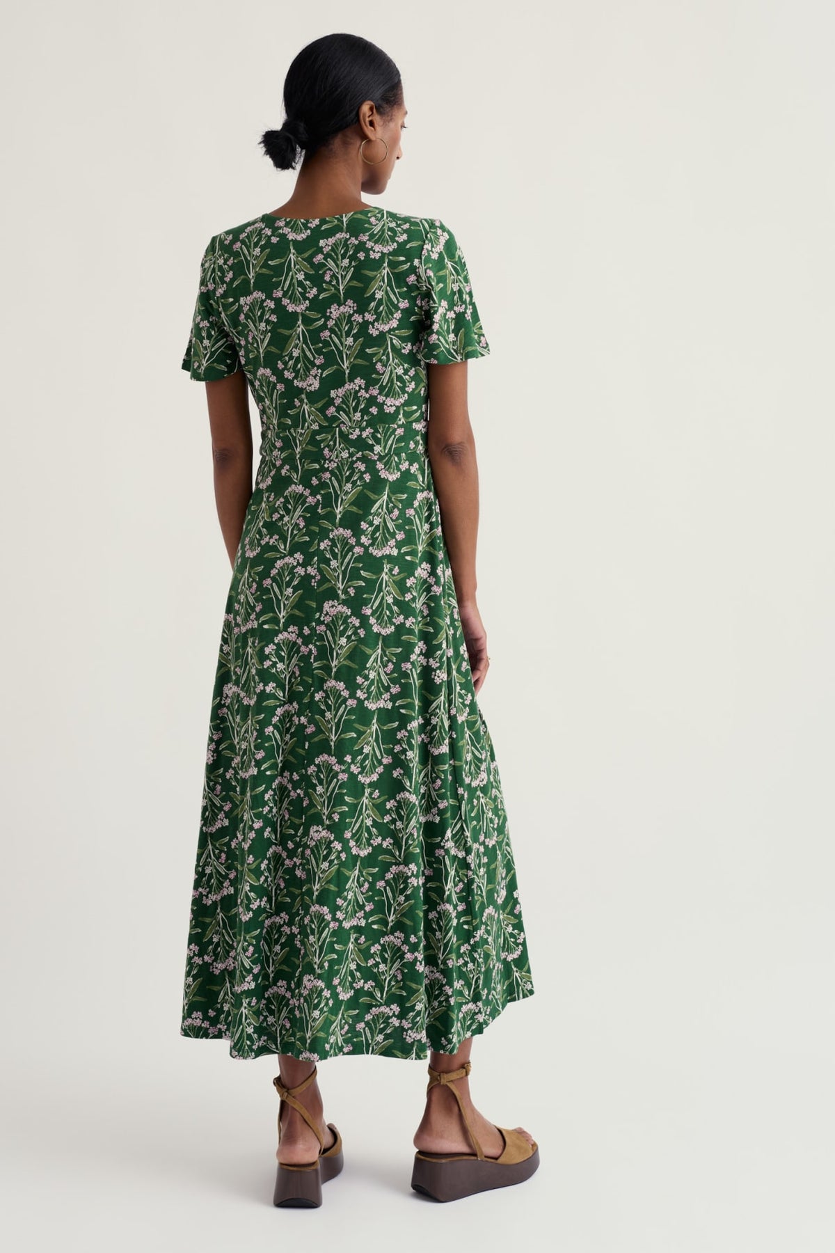 Seasalt Cornwall - Chateaux - Maxi Organic Cotton Dress - Yarrow Study Treetop