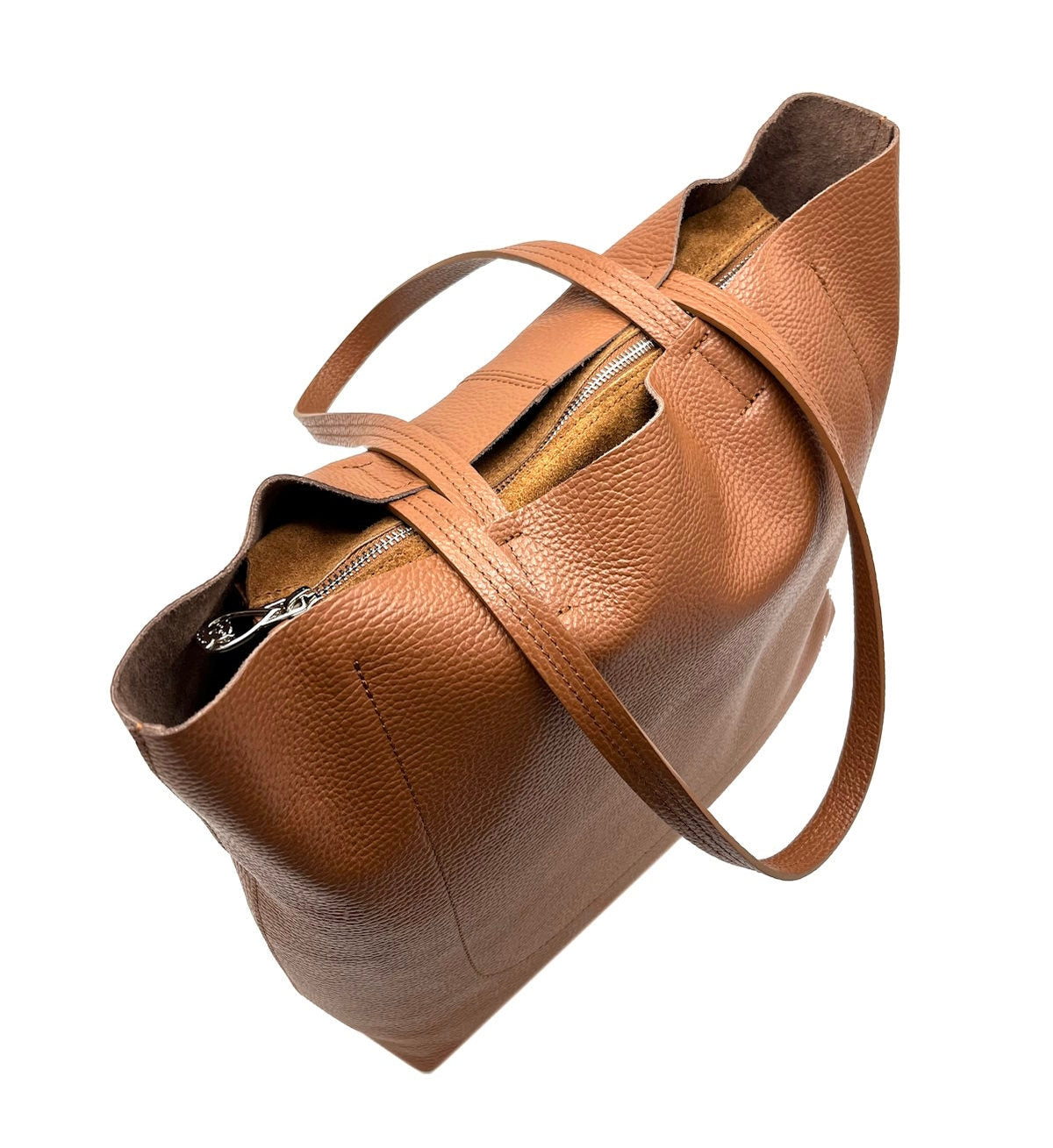 Genuine Leather Shopping Bag Made in Italy - Various Colours