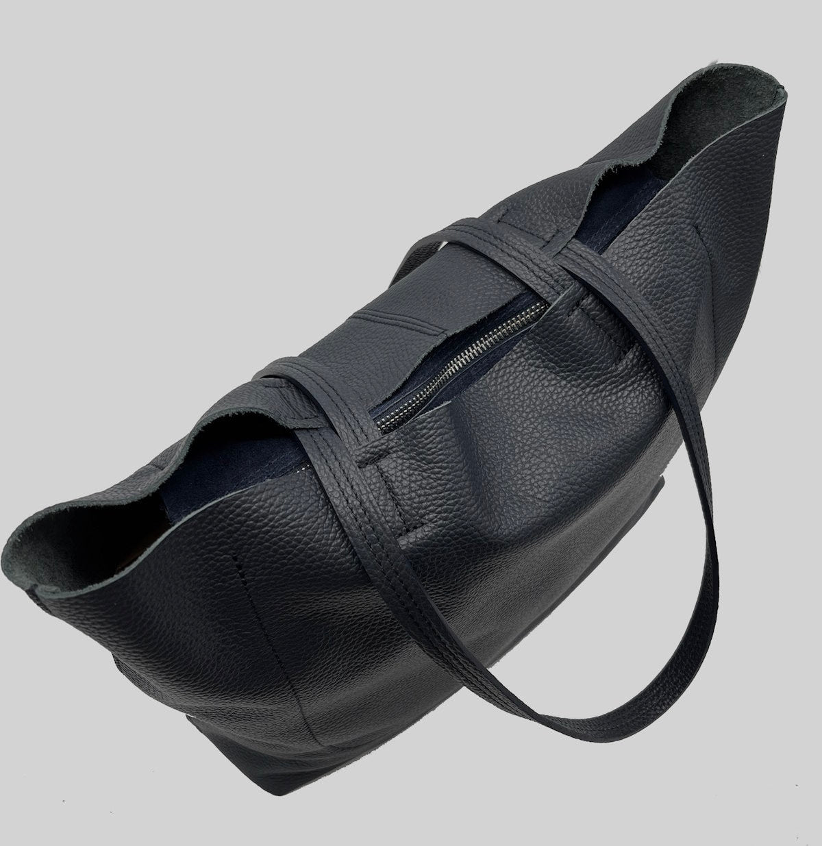 Genuine Leather Shopping Bag Made in Italy - Various Colours