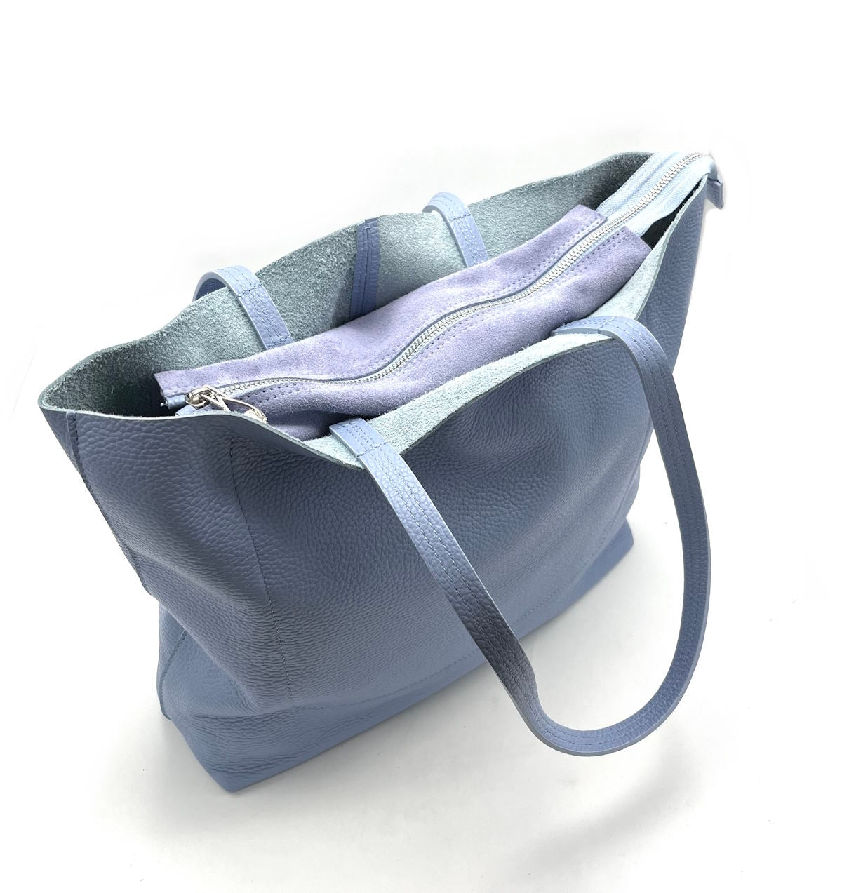 Genuine Leather Shopping Bag Made in Italy - Various Colours