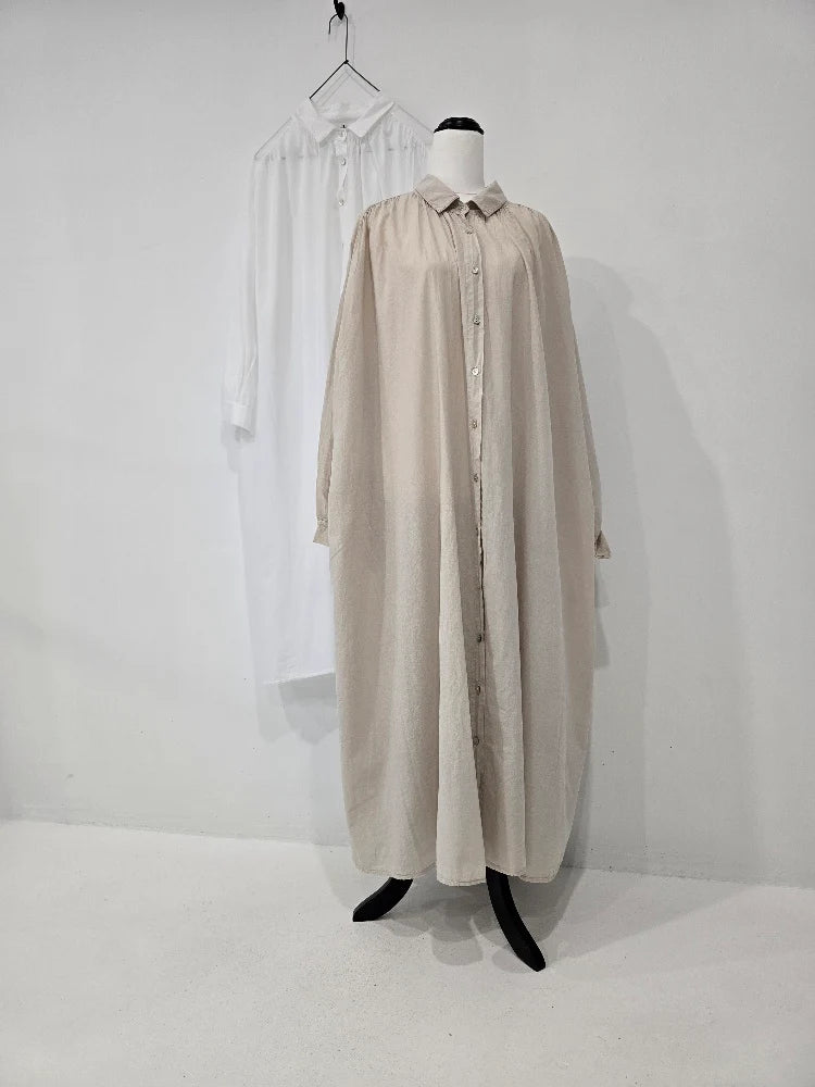 Frederic Longline Button Up Cotton Coat / Dress - Various Colours