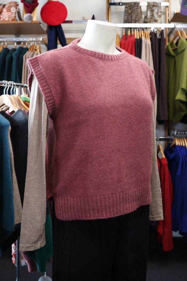 Lothlorian ‘Serene’ Knit Vest Possum Merino - Various Colours