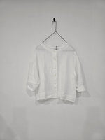 Frederic Italian Linen Button Up Jacket With Raw Frayed Edge - Various Colours