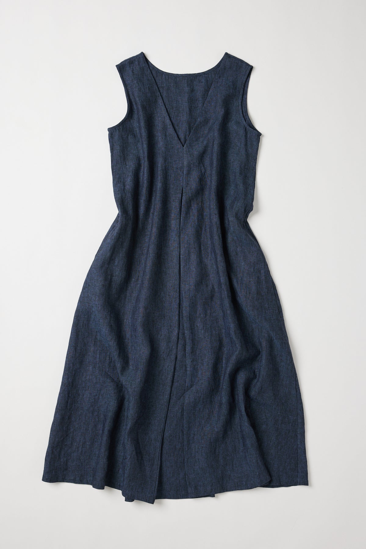 Eva’s Sunday - Albert - Reversible Linen Dress - Navy