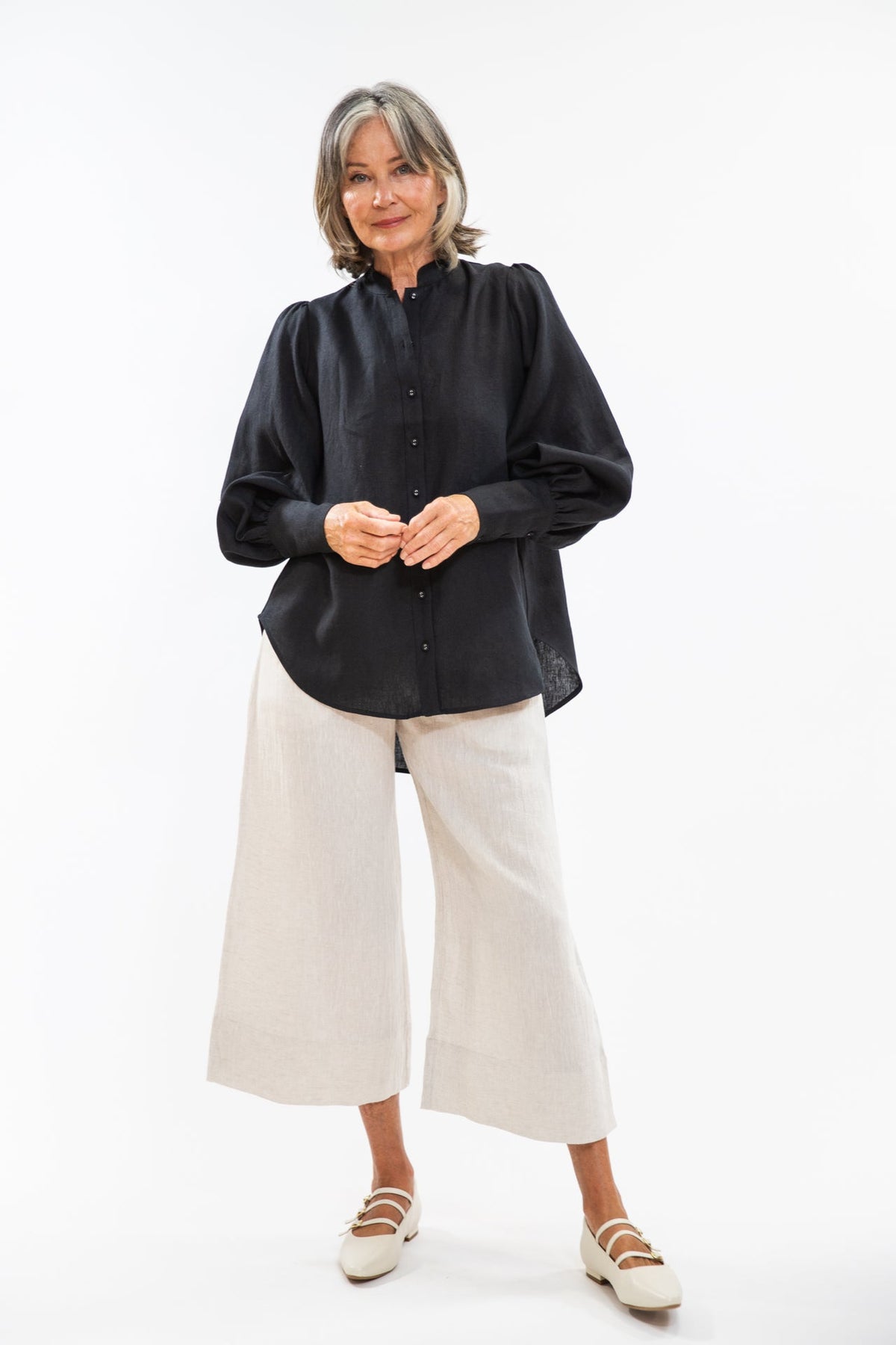 Eva’s Sunday - Babette Shirt - Black