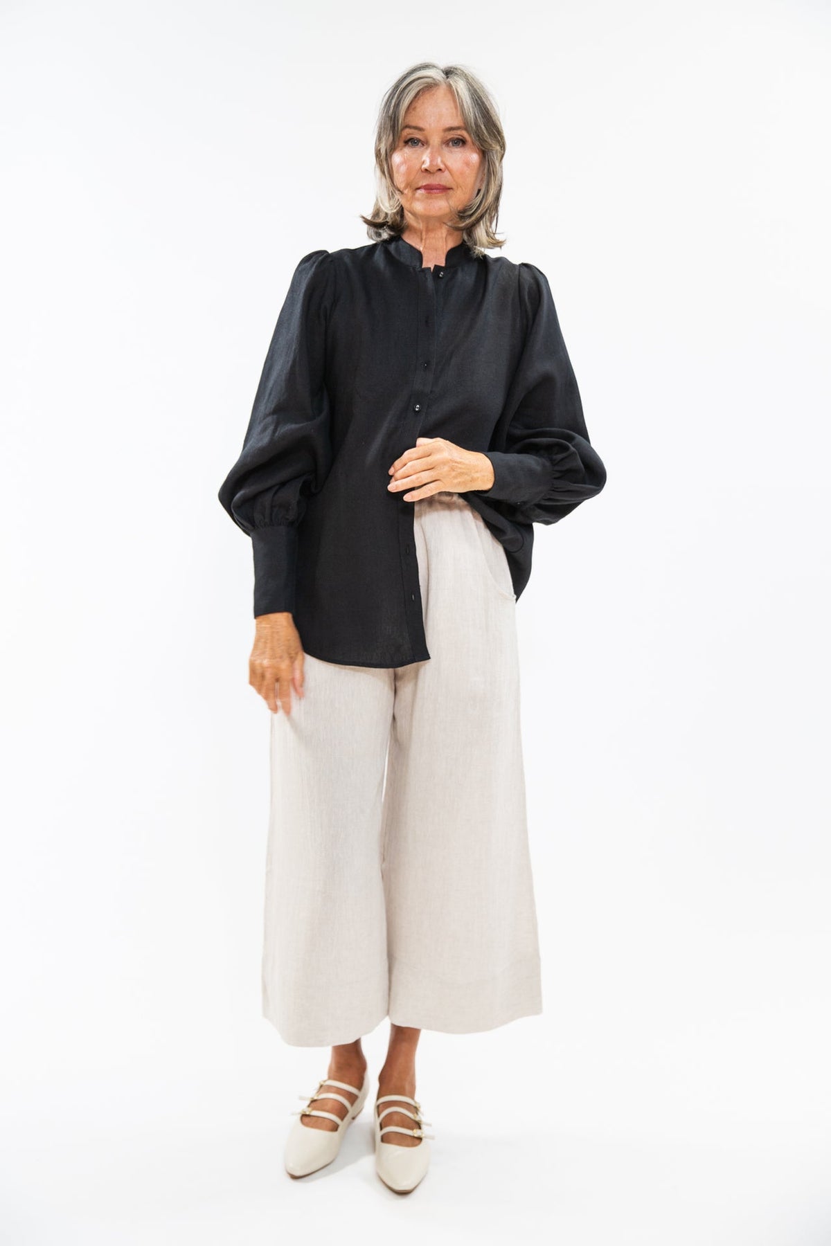 Eva’s Sunday - Babette Shirt - Black
