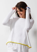 Z&P Chunky Essential Jumper - White