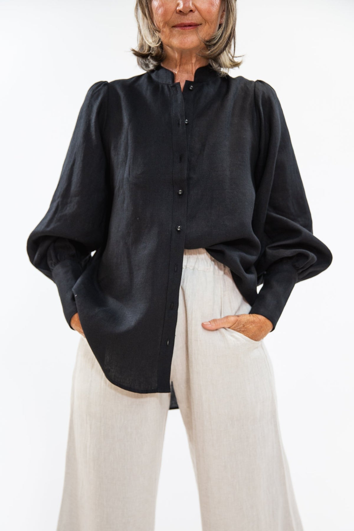 Eva’s Sunday - Babette Shirt - Black