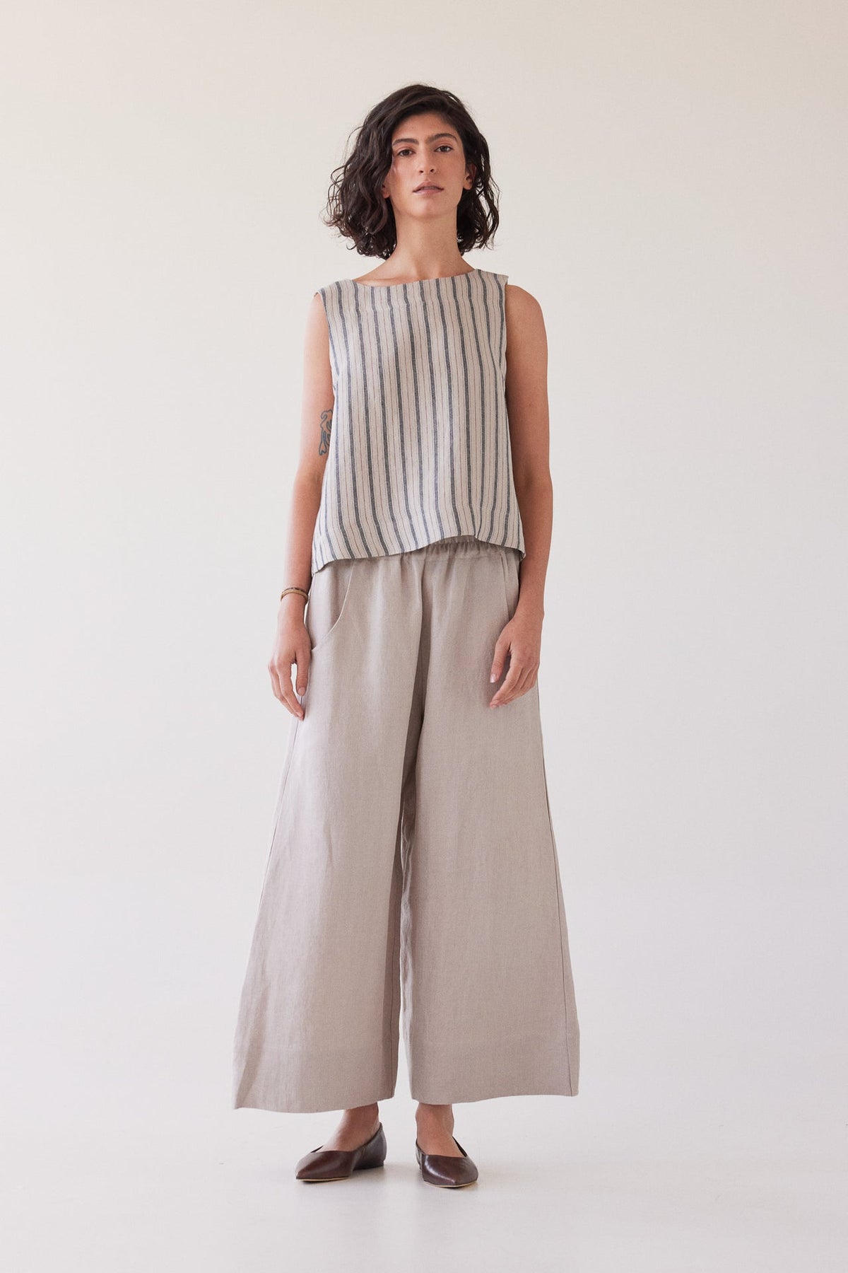 Eva’s Sunday - Oliver - Linen Pants - Stone