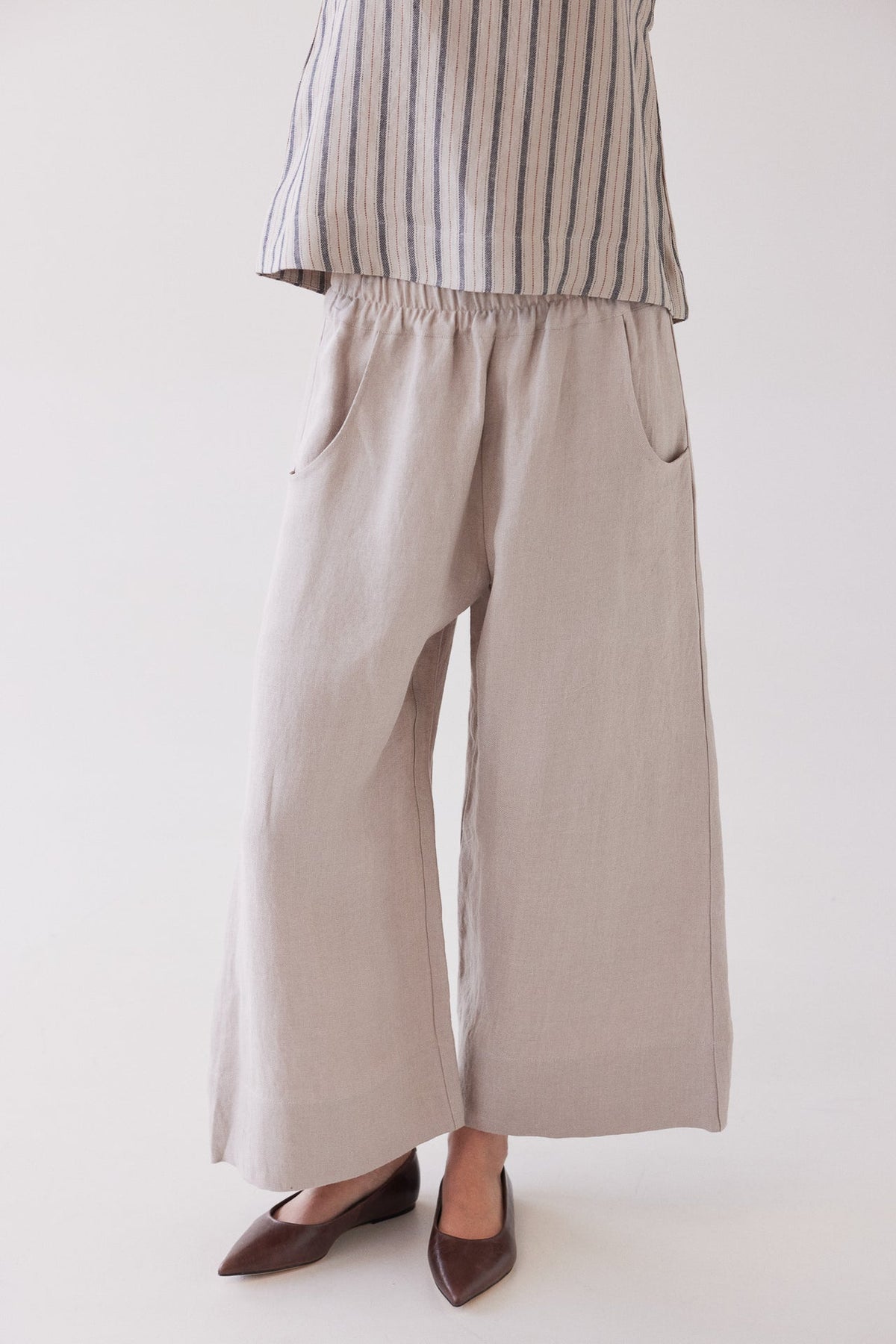 Eva’s Sunday - Oliver - Linen Pants - Stone