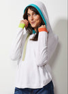 Z&P Fun Hoodie - White - LAST ONE - Size L