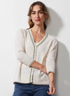 LD&Co Hand Work Cardi - Linen