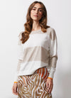 LD&Co ‘Block’ Stripe Jumper - LAST ONE - Flax Size XS