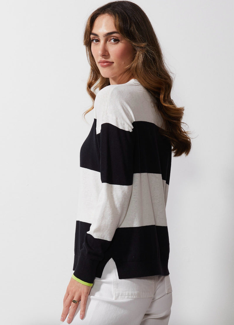 LD&Co ‘Block’ Stripe Jumper -Various Colours