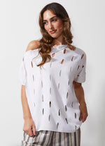 LD&Co ‘Holey’ Top - White