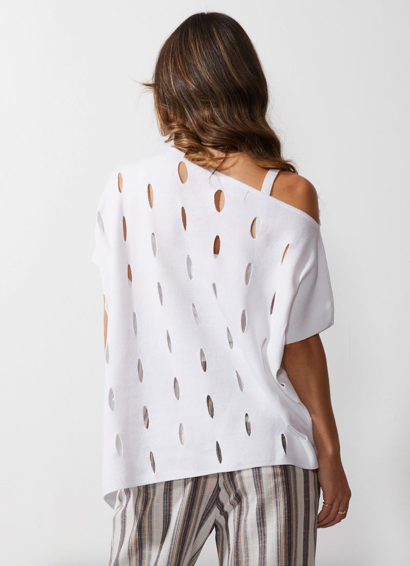 LD&Co ‘Holey’ Top - White