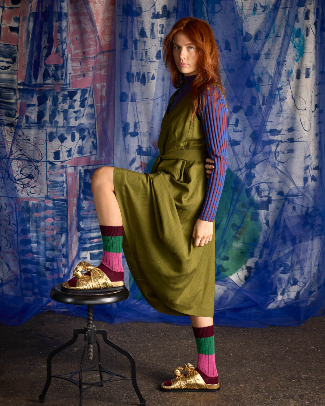 Tightology - Chunky Rib Merino Wool Socks