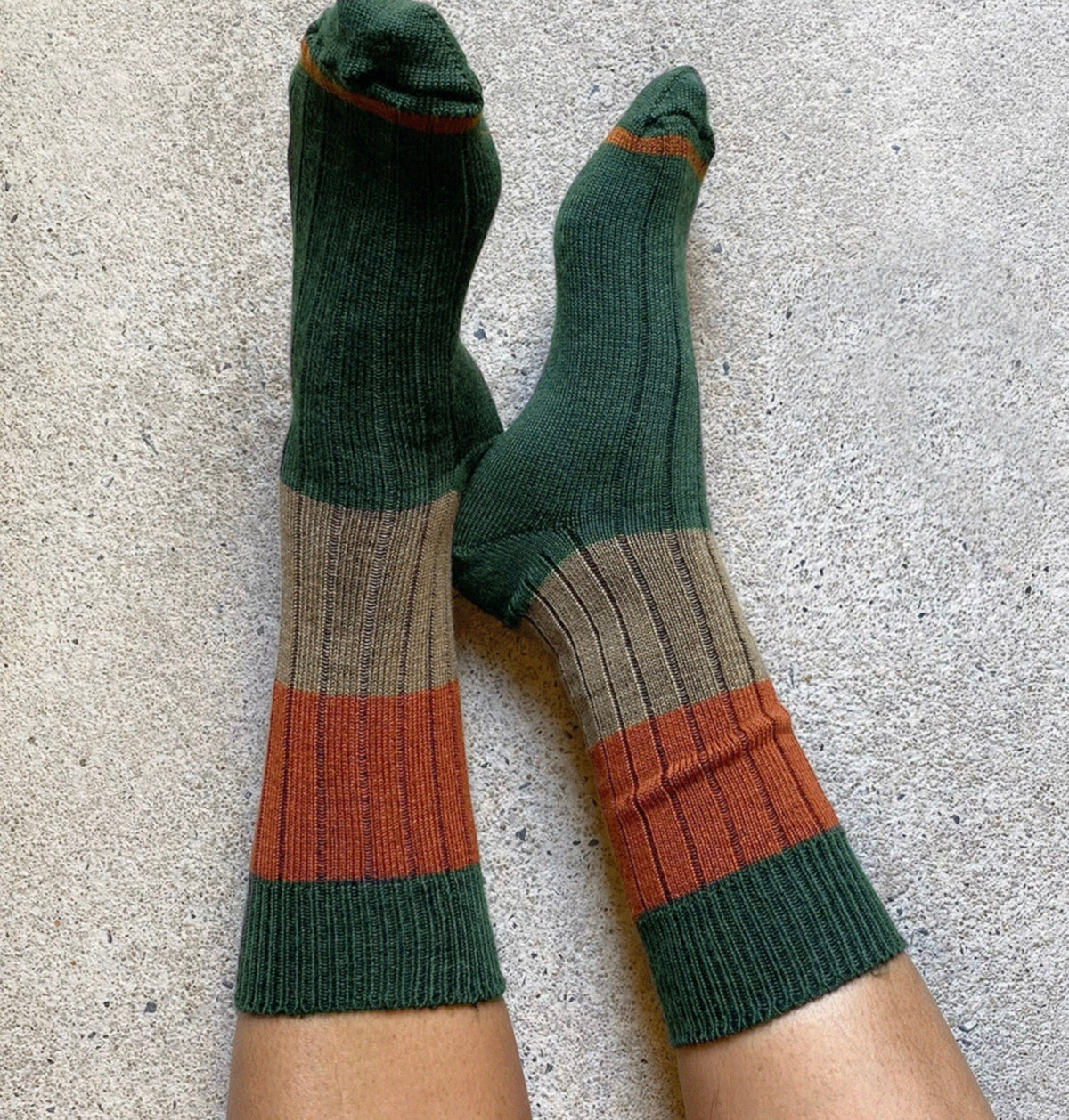 Tightology - Chunky Rib Merino Wool Socks